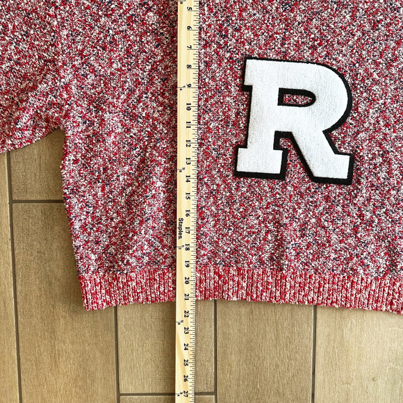 Rag & Bone Womens Halstead Varsity Sweater Medium Chunky Knit Oversized Preppy - Picture 9 of 9